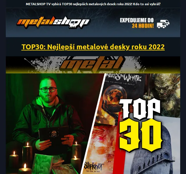 METALSHOP: TOP30 metalových desek roku 2022 – červen 2026 | Nuslet.cz