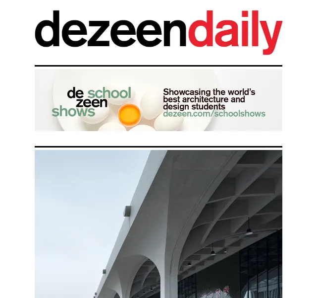 Dezeen Daily: architektonické novinky a inspirace – červen 2026 | Nuslet.cz