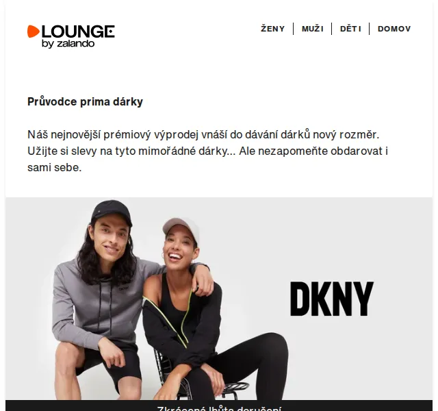 Lounge by Zalando: prémiový výprodej DKNY až 75 % – červenec 2026 | Nuslet.cz