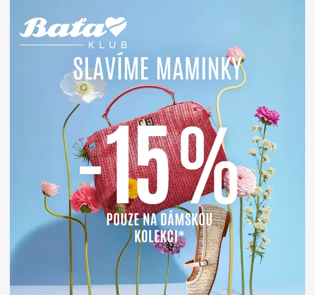 Baťa: sleva 15 % na dámskou kolekci – červen 2026 | Nuslet.cz