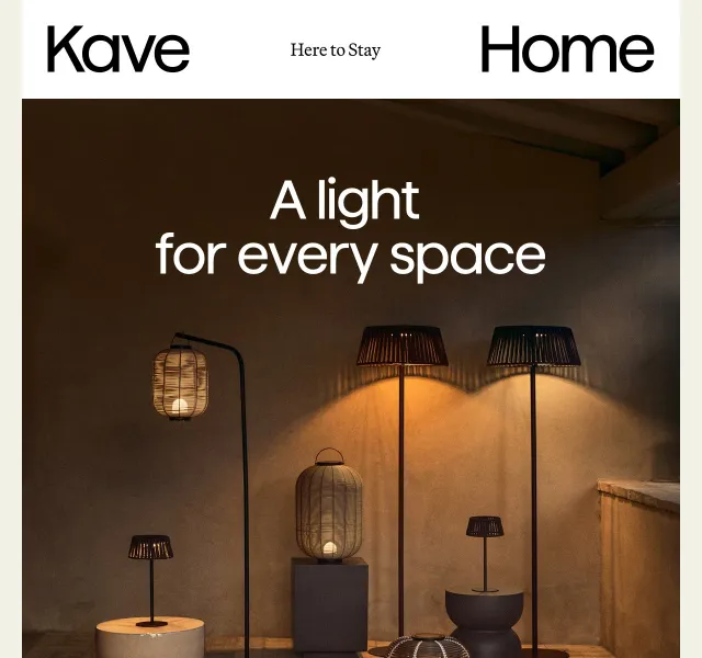 Kave Home Sale: osvětlení pro interiér i exteriér – červenec 2026 | Nuslet.cz