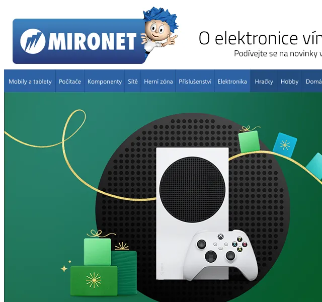 Mironet: Xbox Series S za skvělé ceny – červen 2026 | Nuslet.cz
