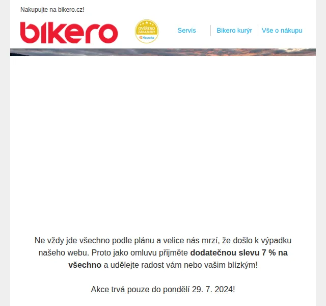 czbikero: dodatečná sleva 7 % na vše – červen 2026 | Nuslet.cz