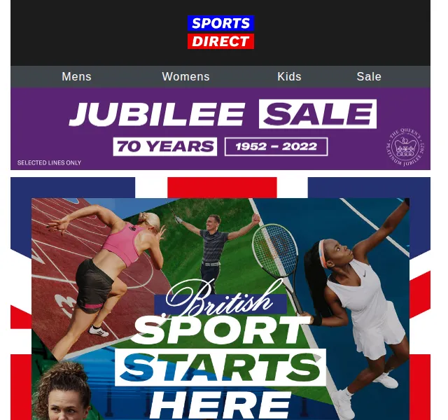 Sportsdirect.com: Slevy až 70 % na sportovní ikony – červen 2026 | Nuslet.cz