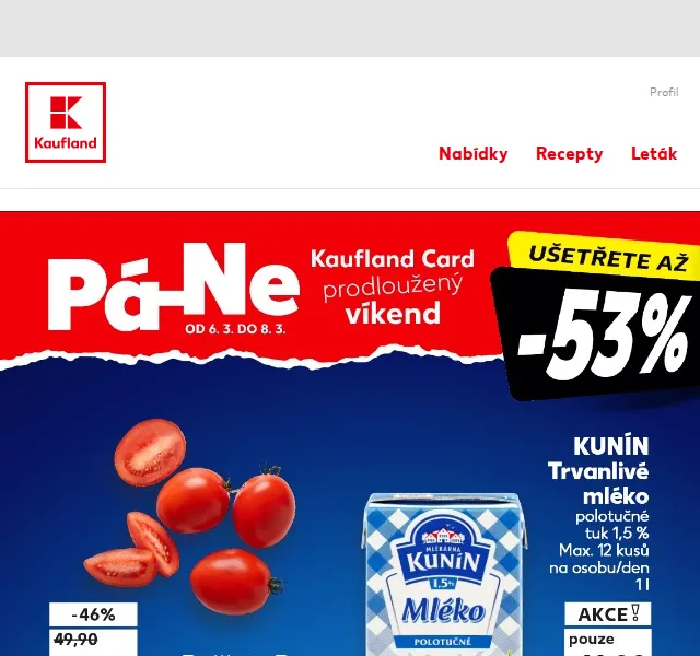Kaufland: Akce o víkendu – duben 2026 | Nuslet.cz