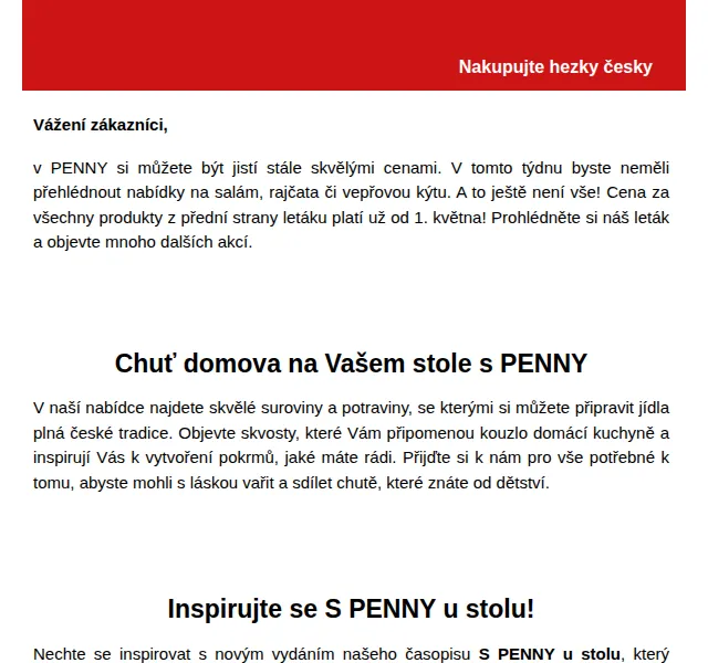 Penny: Sleva 42 % na rajčata – květen 2024 | Nuslet.cz