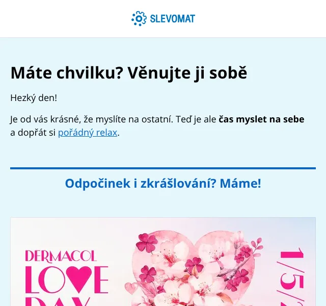 Slevomat: Wellness, masáž a relaxace – duben 2026 | Nuslet.cz