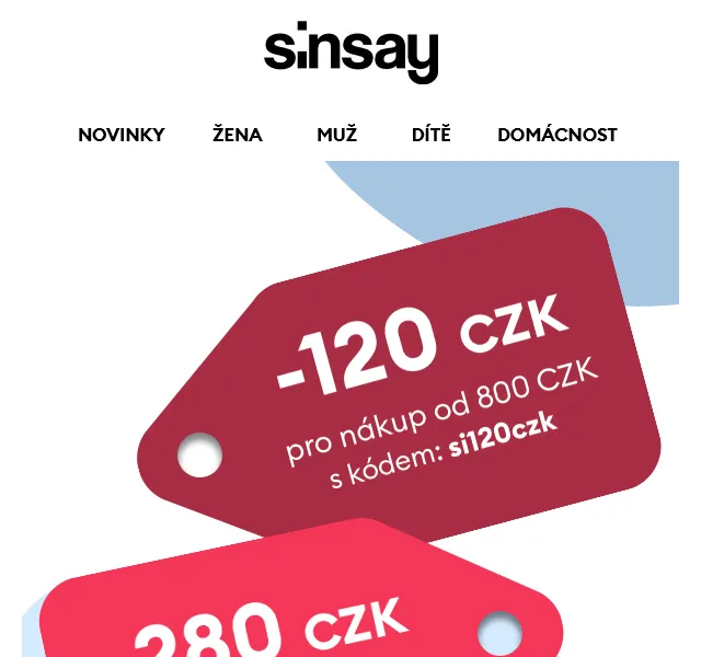 Sinsay: Dvojnásobná akce – červen 2026 | Nuslet.cz