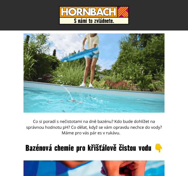 HORNBACH: Bazénový servis a příslušenství – červenec 2026 | Nuslet.cz