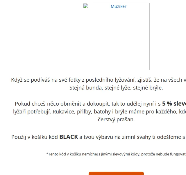 Muziker: 5% sleva na lyžařské vybavení – červen 2026 | Nuslet.cz