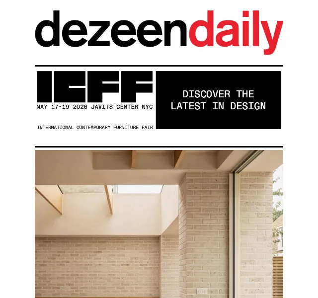 Dezeen Daily: Architektura a design – červenec 2026 | Nuslet.cz