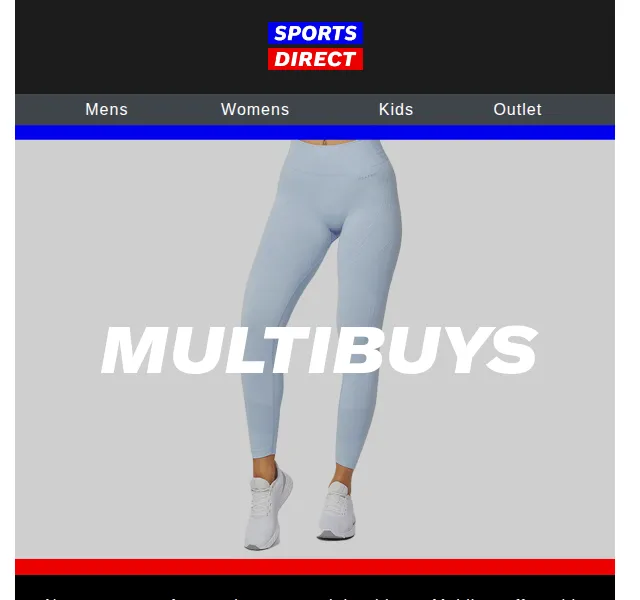 Sportsdirect.com: Multibuy slevy – až 70 % na fotbalové dresy – červen 2026 | Nuslet.cz