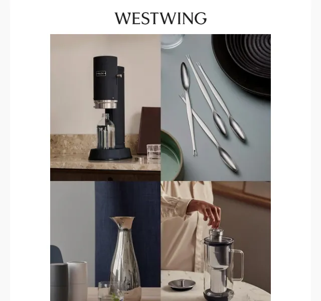 Westwing: Kuchyňské nástroje Stelton, Alessi – červenec 2026 | Nuslet.cz