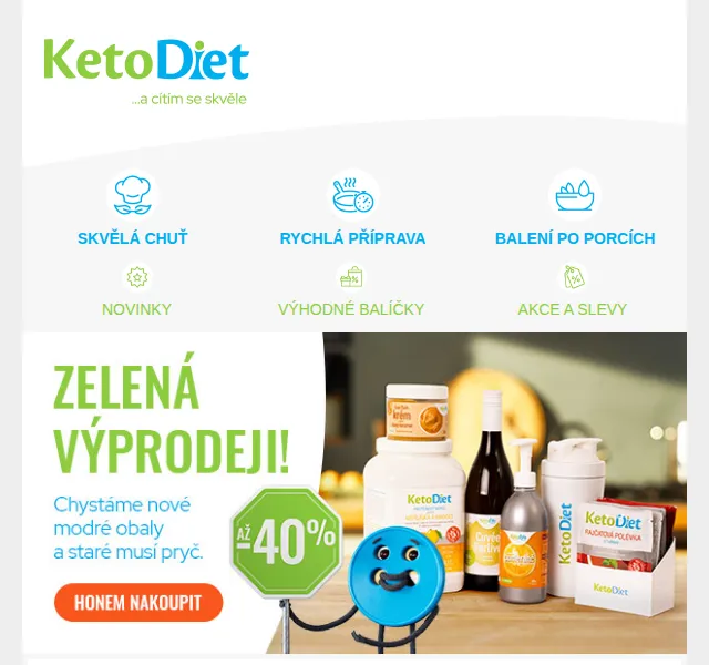 KetoDiet: Výprodej se slevou až 40 % – červen 2026 | Nuslet.cz