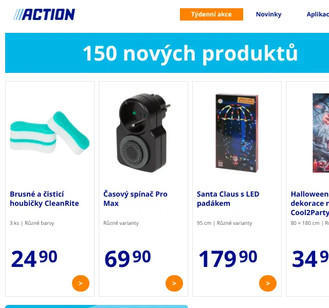 Action: 150 nových produktů týdně – říjen 2026