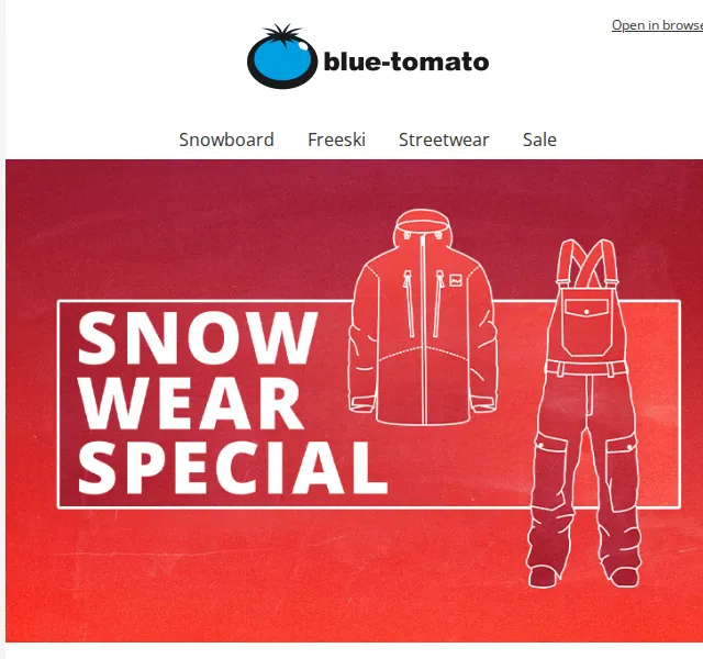 BLUE TOMATO: Snowwear Special slevy až 67 % – červen 2026 | Nuslet.cz