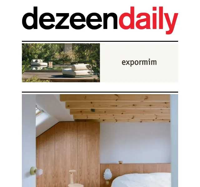 Dezeen Daily: Architektura a design – červen 2026 | Nuslet.cz