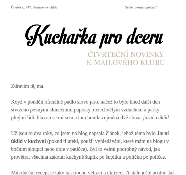 Florentýna - Kuchařka pro dceru: sleva 33 % na knihy – červen 2026 | Nuslet.cz