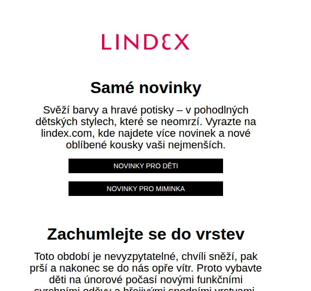 Lindex: nová kolekce pro děti a miminka – červen 2026 | Nuslet.cz