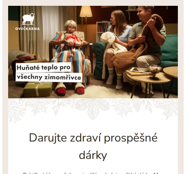 Ovečkárna: dárky z ovčí vlny od 129 Kč – červen 2026 | Nuslet.cz