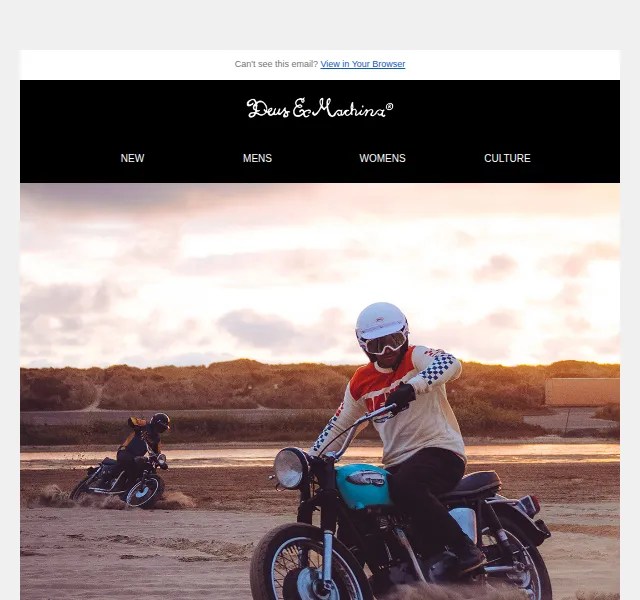 Deus Ex Machina Europe: Nová kolekce Moto Jersey a triček – červen 2026 | Nuslet.cz