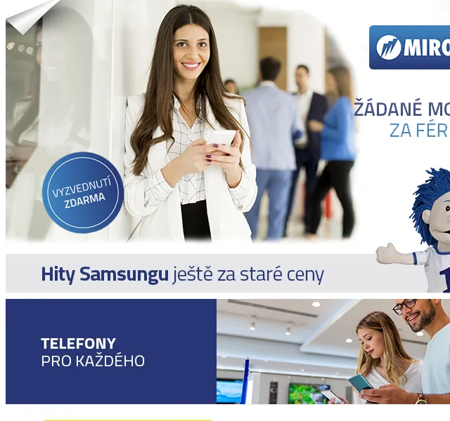 Mironet: Telefony Samsung za skvělé ceny – červen 2026 | Nuslet.cz