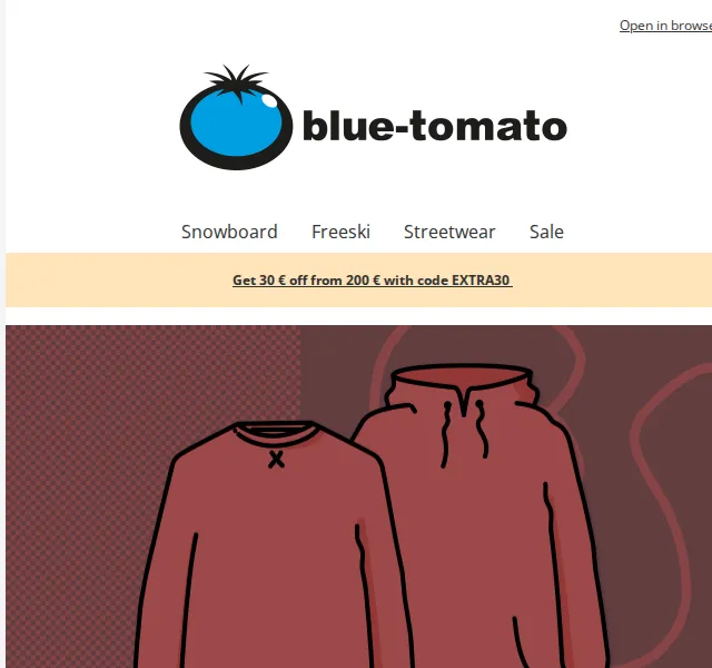 BLUE TOMATO: Mikiny a sweatshirty ve slevě – červen 2026 | Nuslet.cz