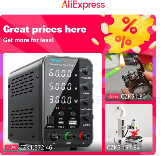 AliExpress: slevy až -82 % – květen 2026 | Nuslet.cz