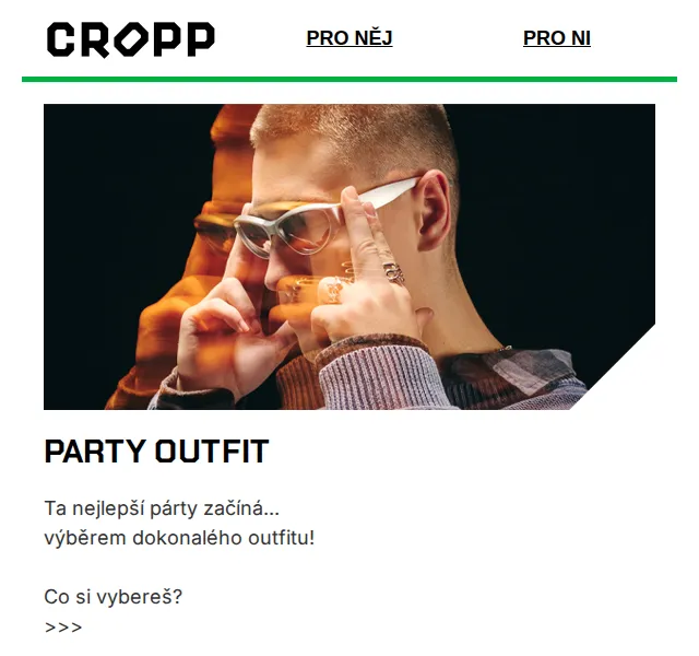 Cropp: Párty outfit pro něj i pro ni – červen 2026 | Nuslet.cz