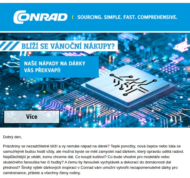 Conrad Electronic: Dárky pro kutily i modeláře – červen 2026 | Nuslet.cz