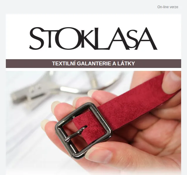 Stoklasa: Spony a galanterie – červenec 2026 | Nuslet.cz
