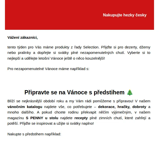 Penny: Vánoční katalog a Selection produkty – červen 2026 | Nuslet.cz