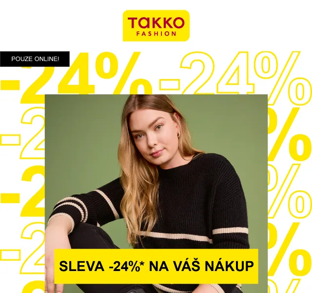 Takko Fashion: Sleva 24 % na celý sortiment – červen 2026 | Nuslet.cz