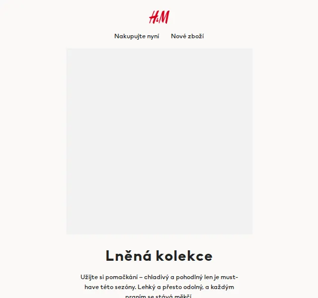 H&M Fashion: Lněná kolekce – červen 2026 | Nuslet.cz