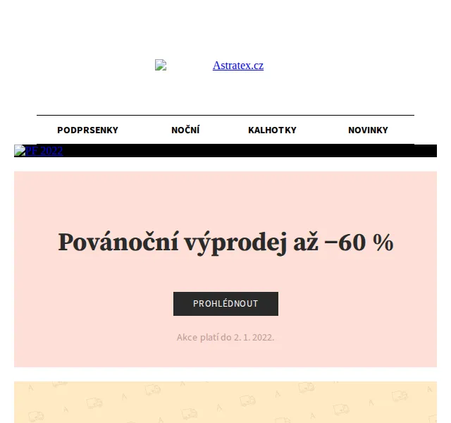 Astratex.cz: Doprava zdarma a výprodej až -60 % – prosinec 2021 | Nuslet.cz