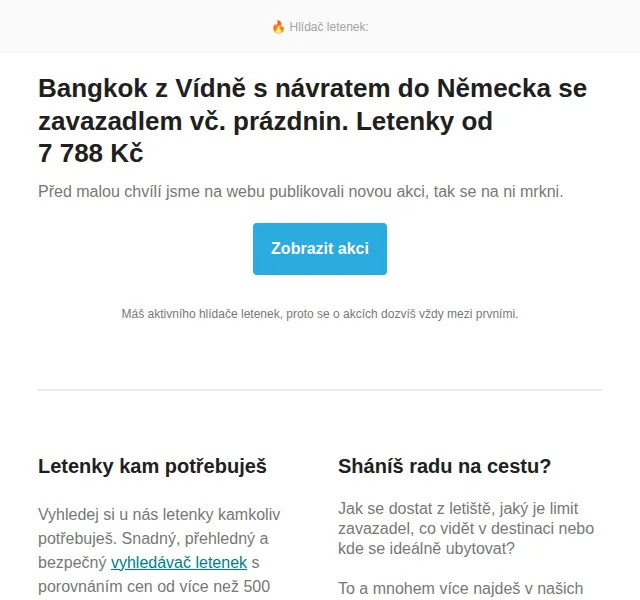 Cestujlevne.com: Bangkok z Vídně se zavazadlem od 7 788 Kč – červen 2026 | Nuslet.cz