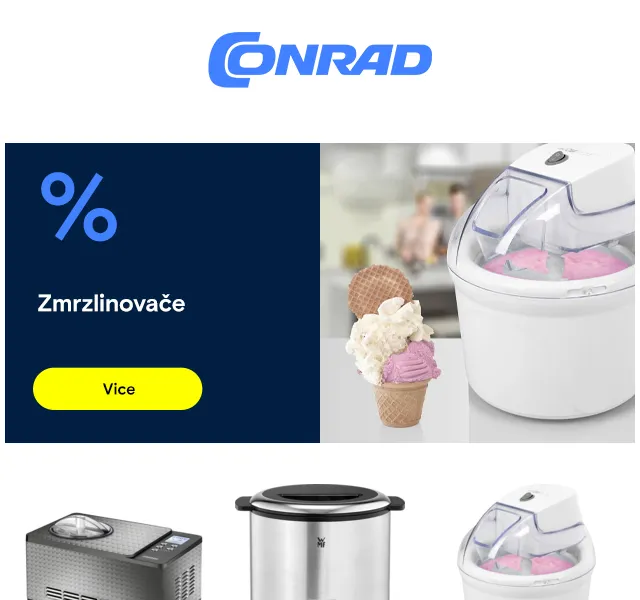 Conrad Electronic: zmrzlinovače, dalekohledy a grily – červen 2026 | Nuslet.cz