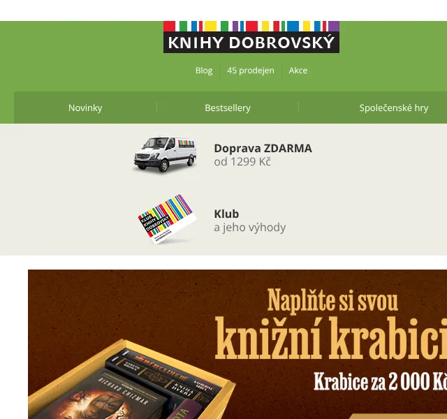 KnihyDobrovsky.cz: 10 % sleva slevový kód – říjen 2026