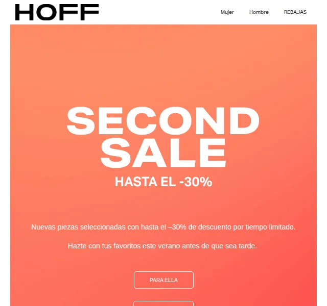 HOFF: Sleva až 30 % na letní kolekci – červenec 2026 | Nuslet.cz