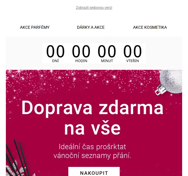 Notino: Adventní sleva 20 % a doprava zdarma – červen 2026 | Nuslet.cz