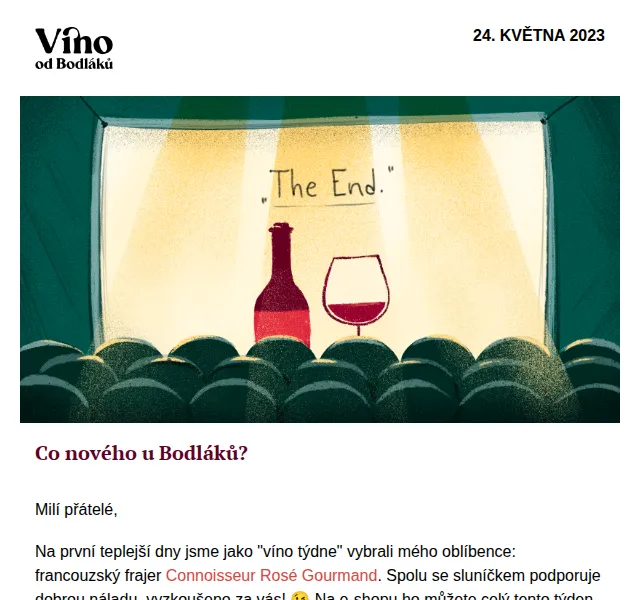 Jitka za Víno od Bodláků: Sleva 20 % na Connoisseur Rosé Gourmand – červen 2026 | Nuslet.cz