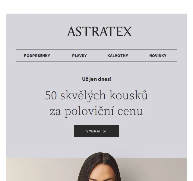 Astratex.cz: 50 kousků za poloviční cenu + doprava zdarma – červen 2026 | Nuslet.cz