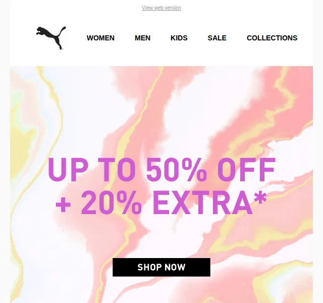 PUMA: až 50 % + 20 % extra na tenisky – červen 2026 | Nuslet.cz