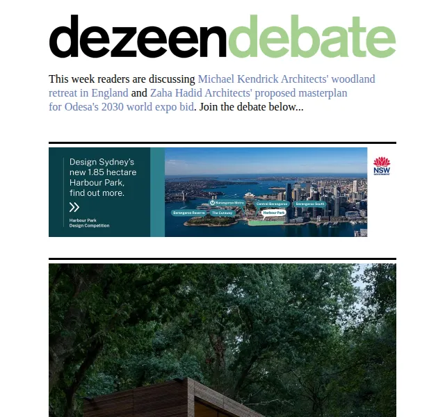 Dezeen Daily: kontroverzní architektura – červen 2026 | Nuslet.cz