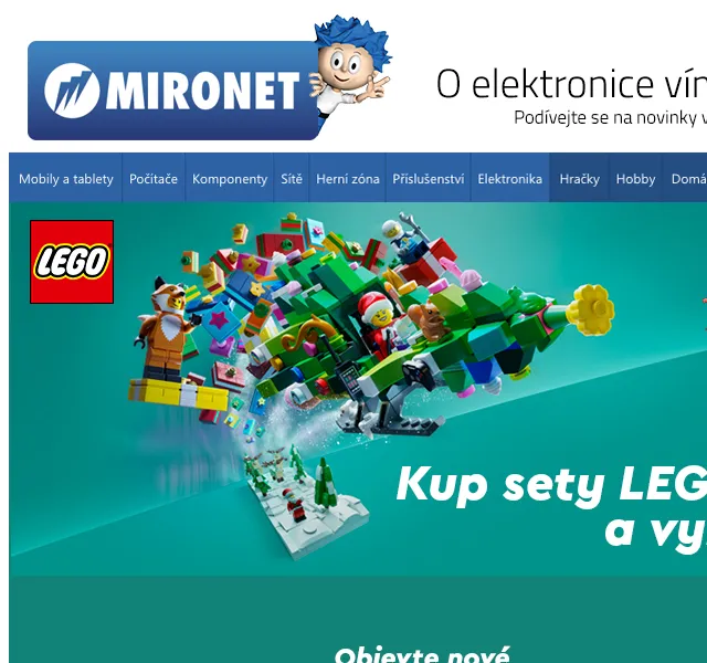 Mironet: LEGO stavebnice a akce – červen 2026 | Nuslet.cz