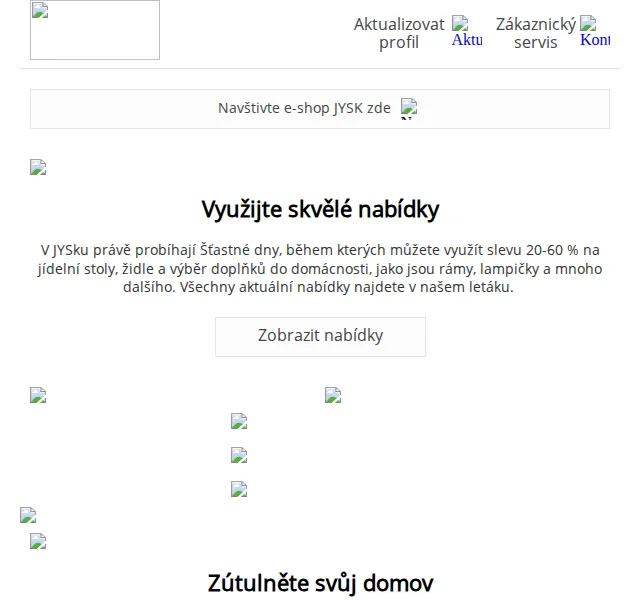 JYSK: slevy 20-60 % na nábytek a doplňky – červen 2026 | Nuslet.cz