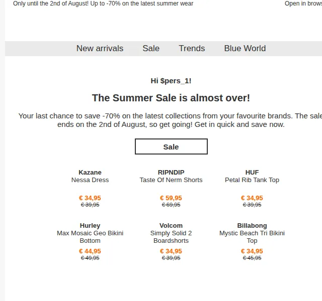 BLUE TOMATO: poslední šance Summer Sale -70 % – červen 2026 | Nuslet.cz
