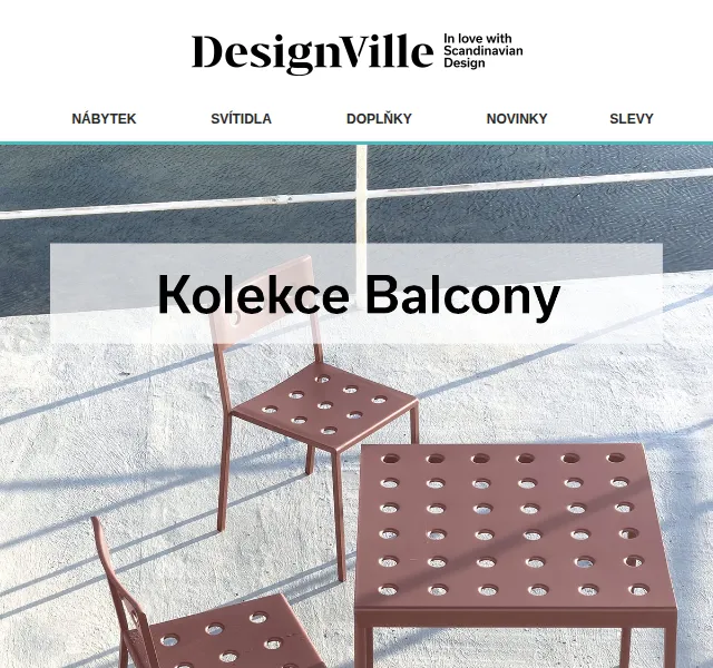 DesignVille: Kolekce Balcony od HAY – červen 2026 | Nuslet.cz