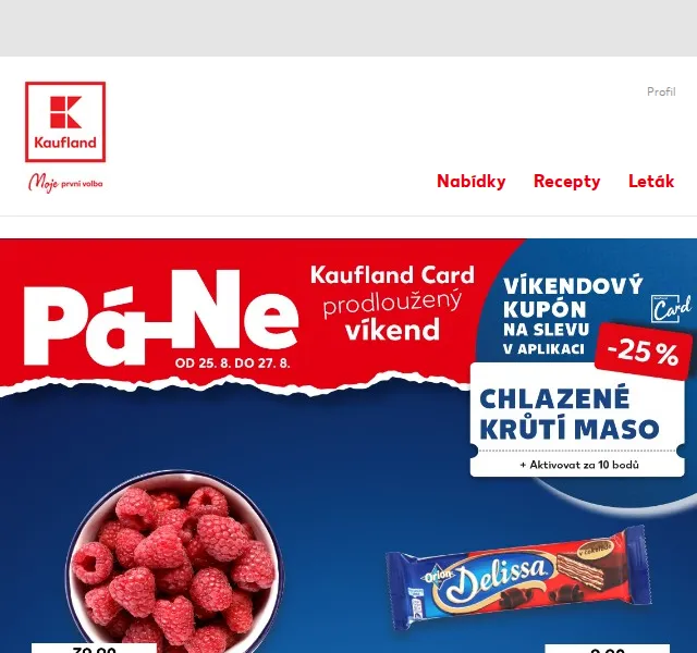 Kaufland: Slevy v akčním letáku – červen 2026 | Nuslet.cz