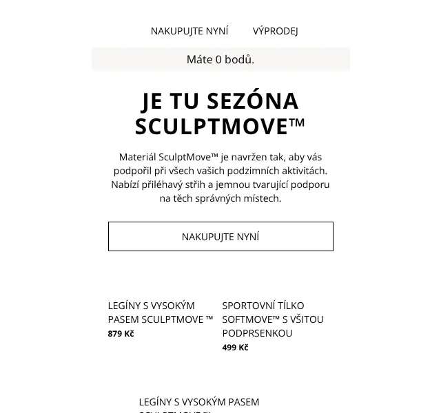 H&M Fashion: SculptMove™ podzim – září 2026